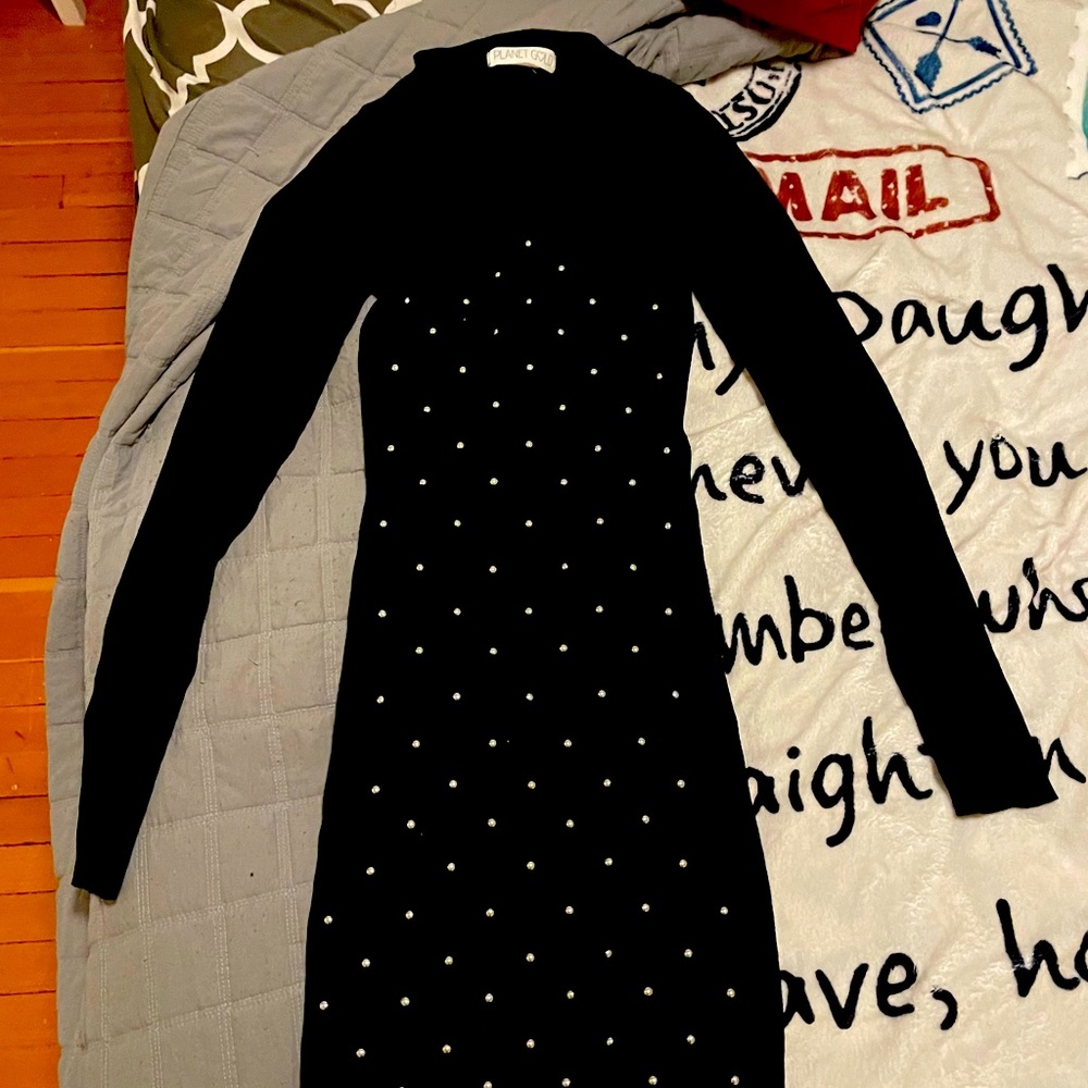 Planet Gold Long sleeve dress
